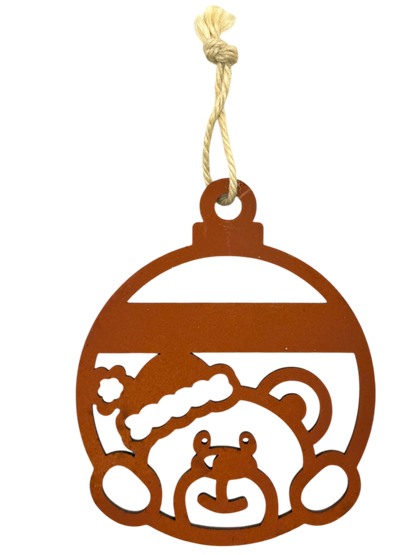 Boule de Noël personnalisée – Ourson
