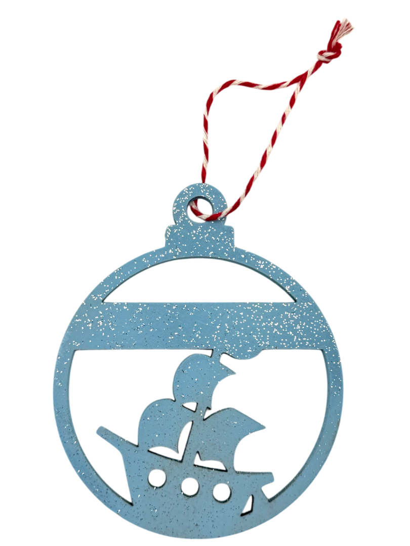 Boule de Noël personnalisée – Bateau