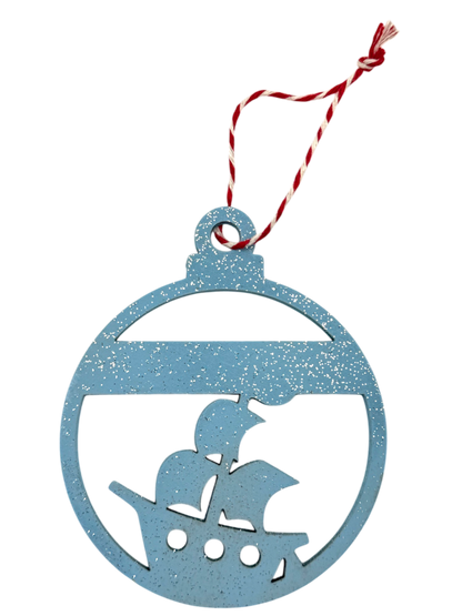 Boule de Noël personnalisée – Bateau