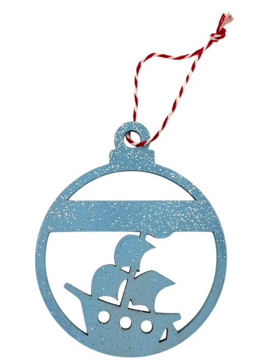 Boule de Noël personnalisée – Bateau