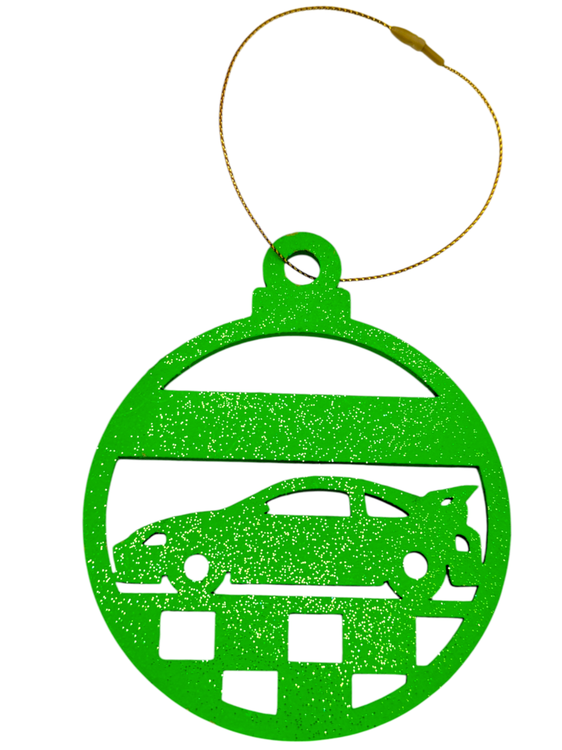 Boule de Noël personnalisée – Voiture de course