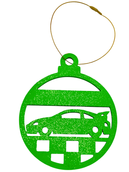 Boule de Noël personnalisée – Voiture de course