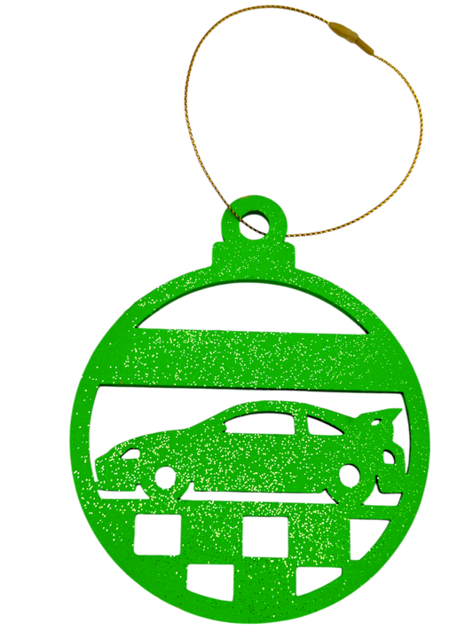 Boule de Noël personnalisée – Voiture de course