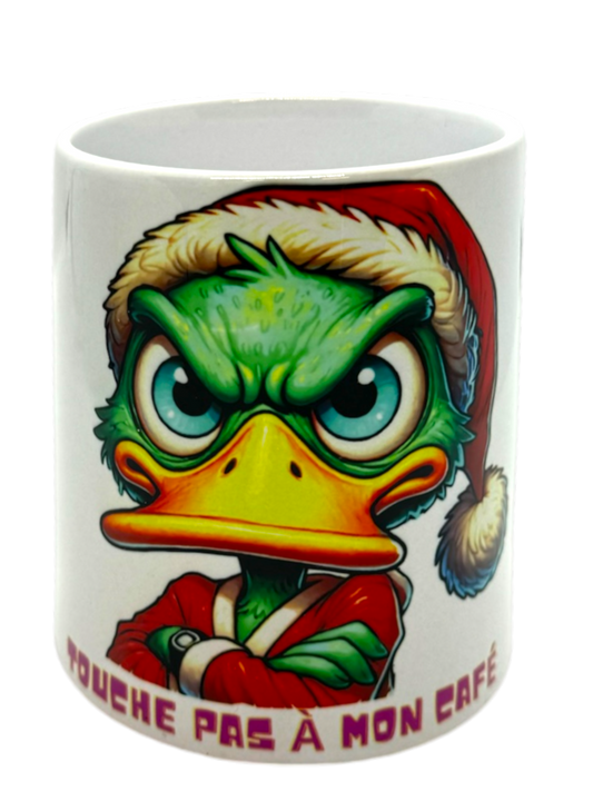 Mug de Noël Canard Grognon