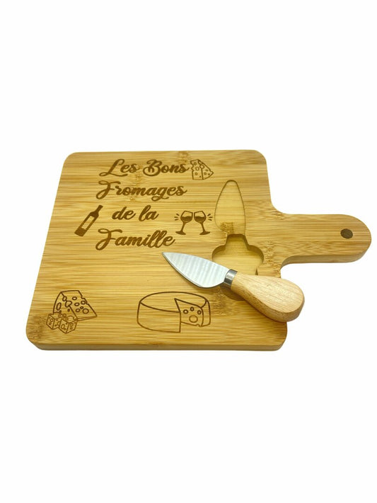 Planche à fromage en bambou personnalisée